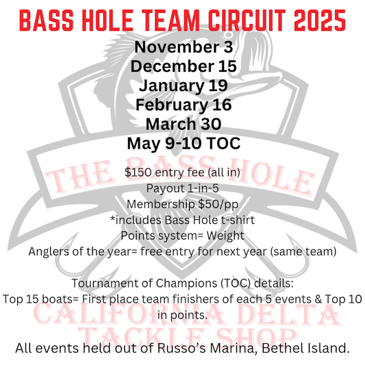 BASS HOLE TEAM CIRCUIT MEMBERSHIP