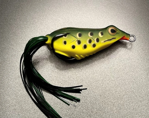 3D Frogs Fishing Lures Top Water Frogs Bass Fishing Lures Realistic Body  Pattern Popping Frog Lures