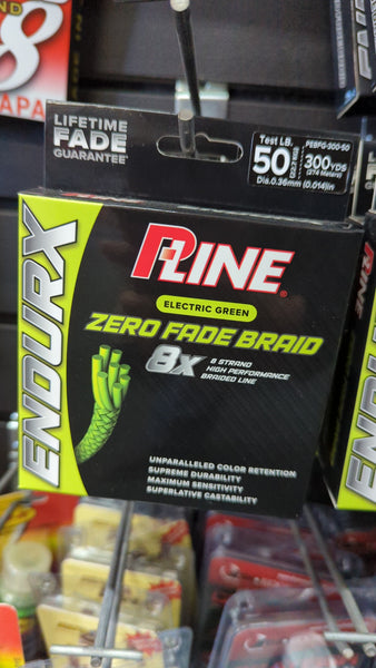 P-LINE ENDURX ELECTRIC GREEN NO FADE BRAID